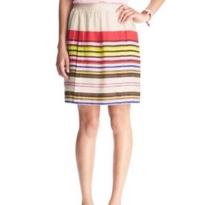 Ann Taylor LOFT Aloha Multi Color Stripe Lined